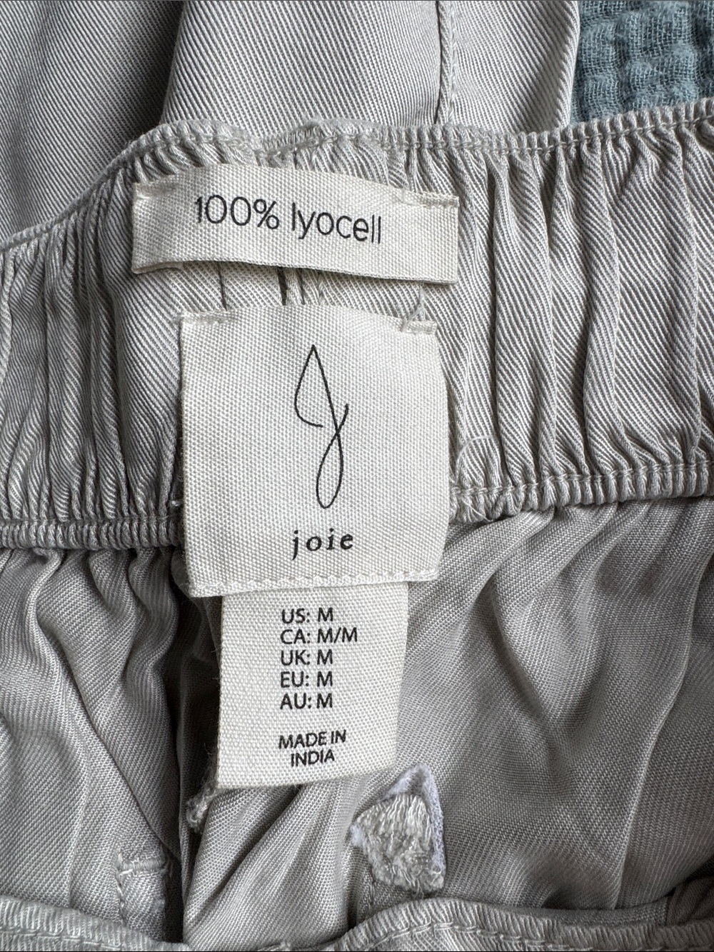 Joie Wide Leg Pants in Light Gray - Picture 5 of 6